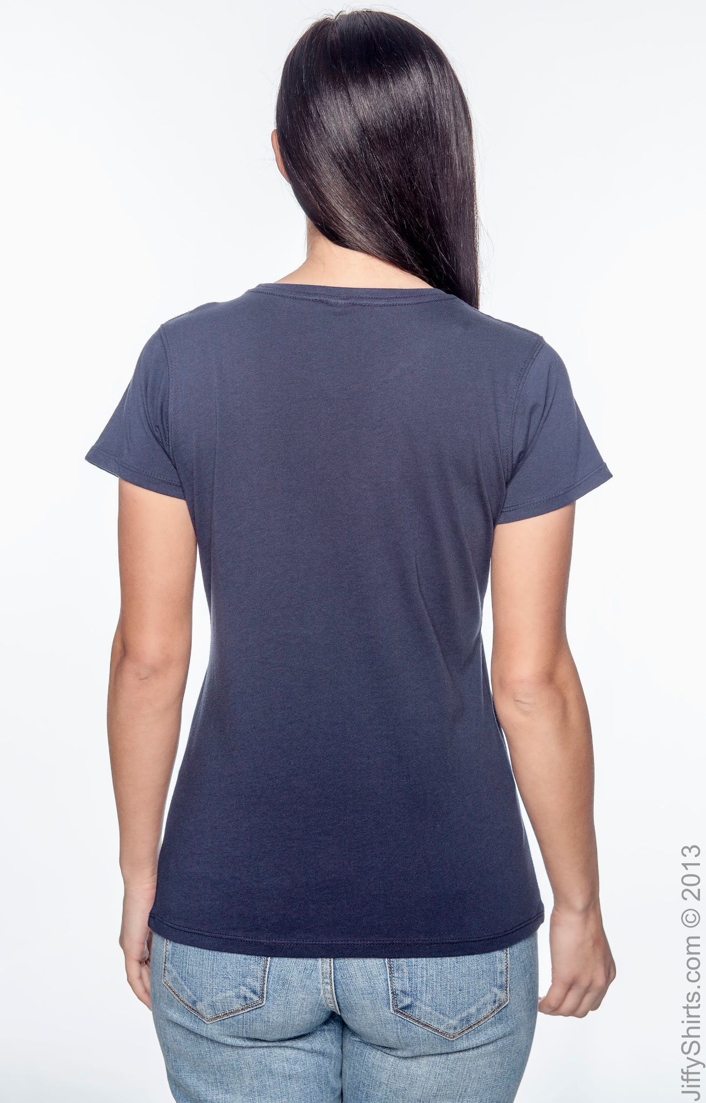Women's 100% Organic Cotton Classic Short-Sleeve T-Shirt - Navy