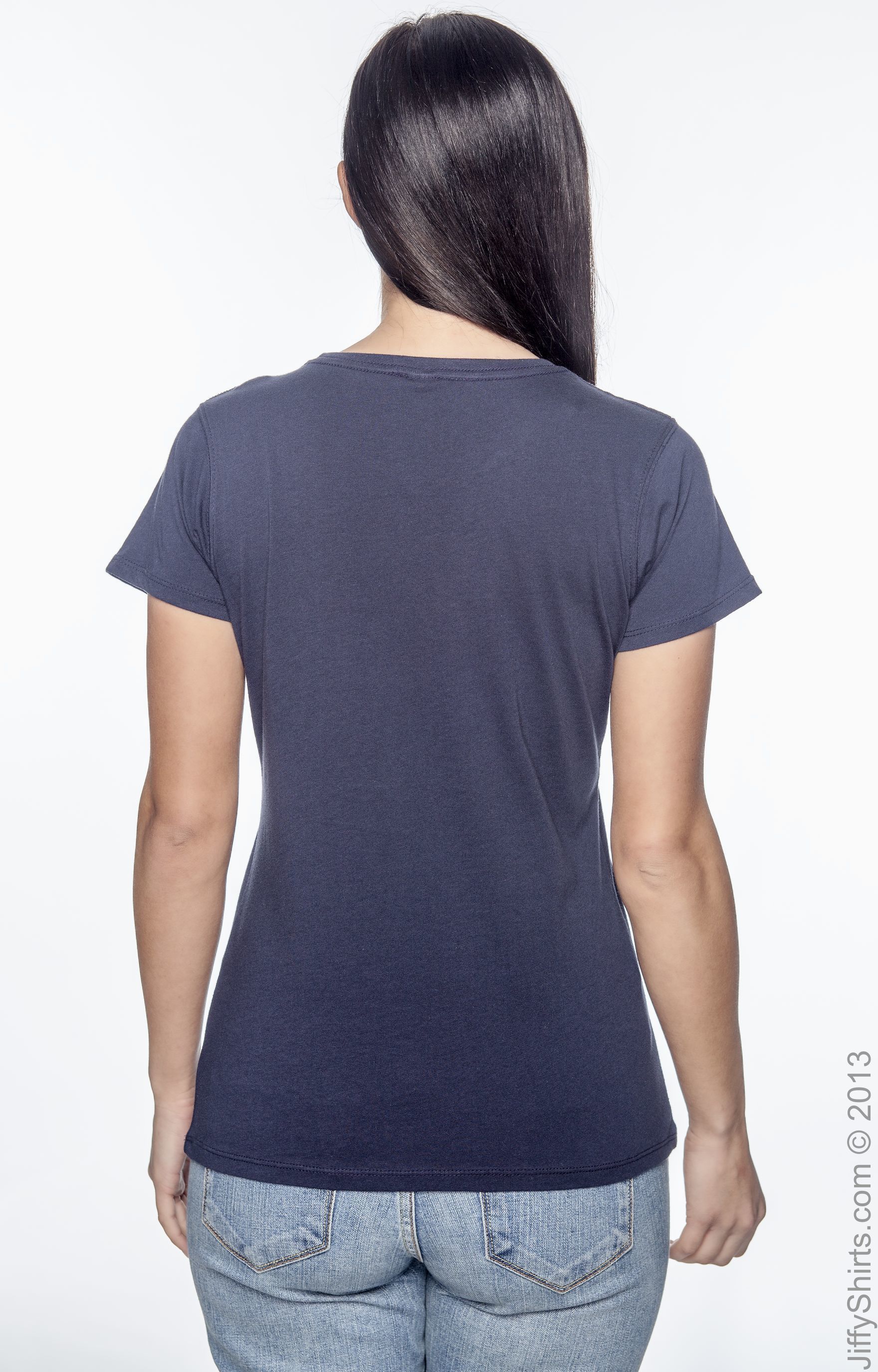 Women's 100% Organic Cotton Classic Short-Sleeve T-Shirt - Navy