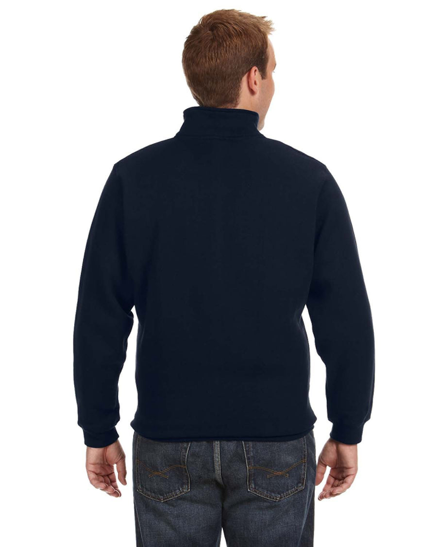 Unisex Heavyweight Fleece Quarter-Zip - Navy