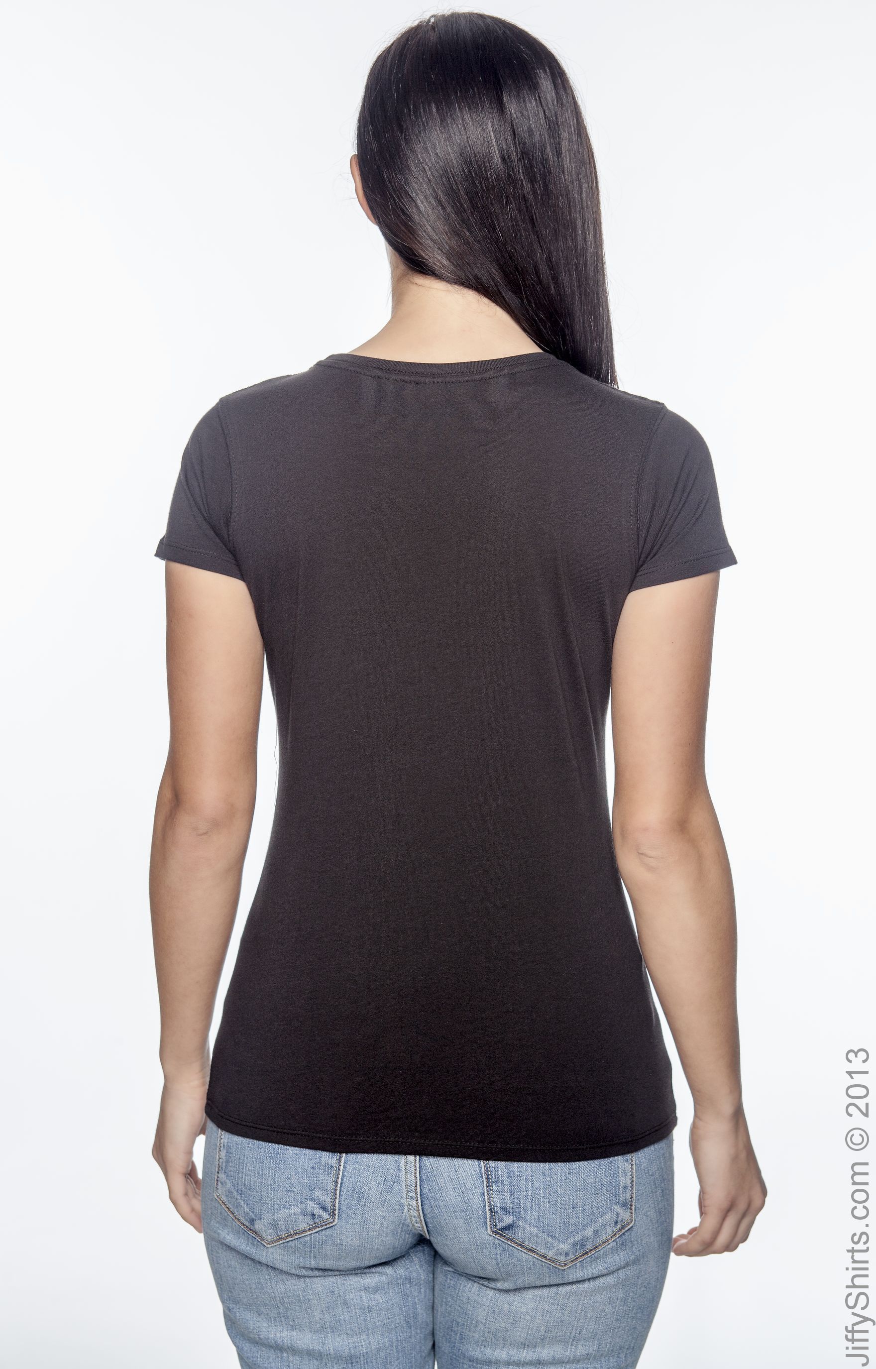 Women's 100% Organic Cotton Classic Short-Sleeve T-Shirt - Black