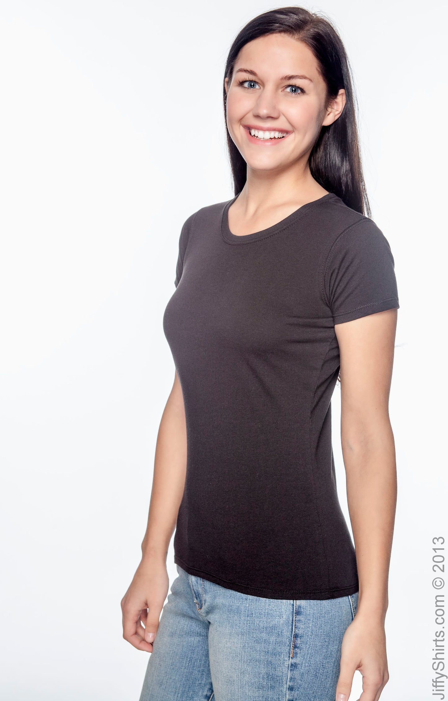 Women's 100% Organic Cotton Classic Short-Sleeve T-Shirt - Black