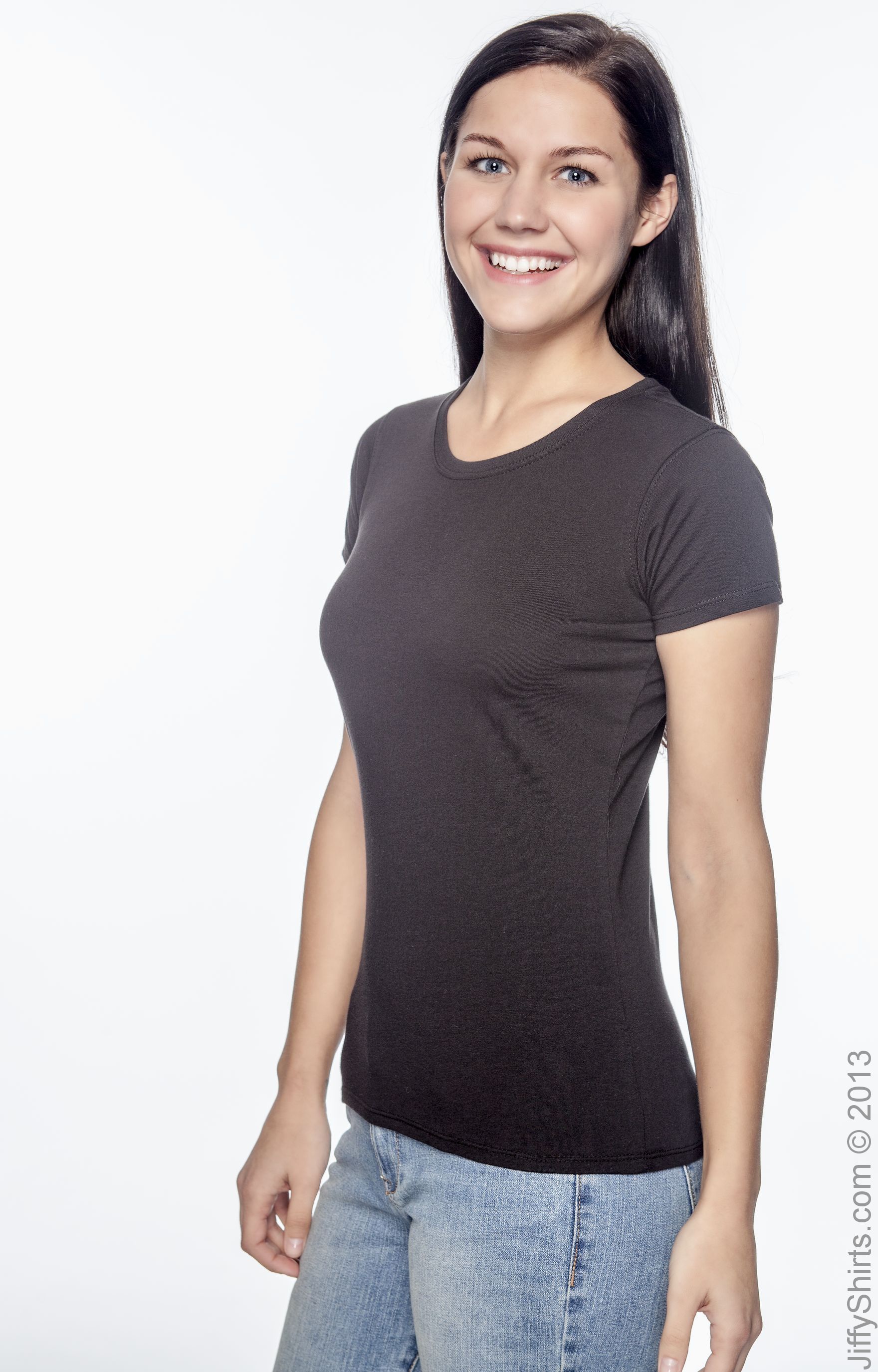 Women's 100% Organic Cotton Classic Short-Sleeve T-Shirt - Black
