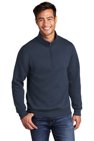 Unisex Core Fleece 1/4-Zip Pullover Sweatshirt - Navy
