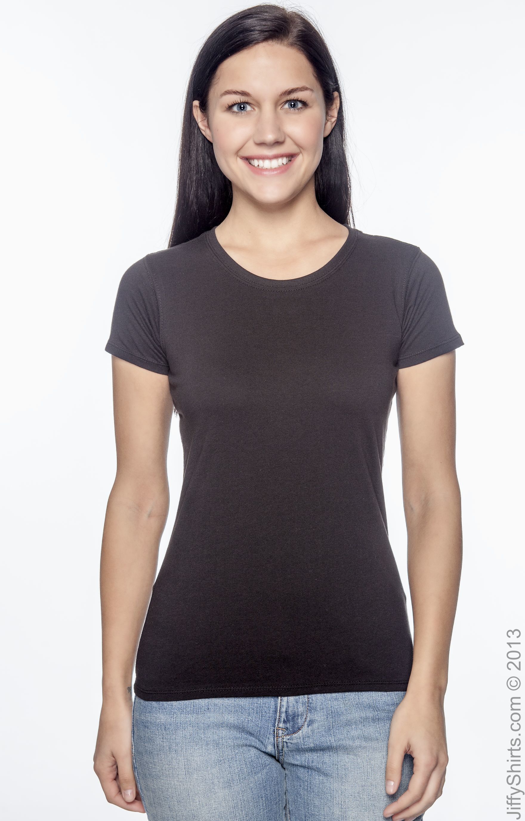 Women's 100% Organic Cotton Classic Short-Sleeve T-Shirt - Black