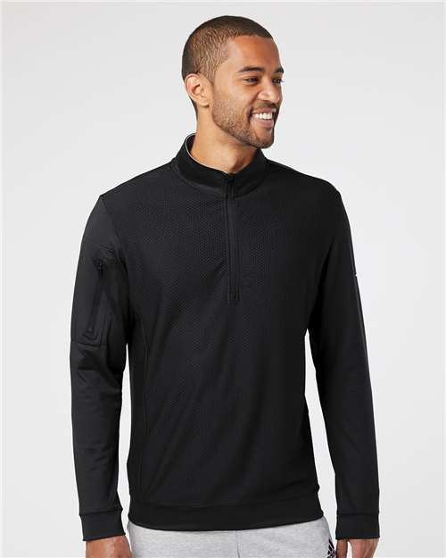 Adidas A295 Black — on model front
