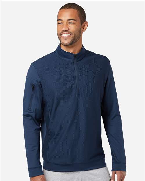 Adidas A295 Collegiate Navy — on model front