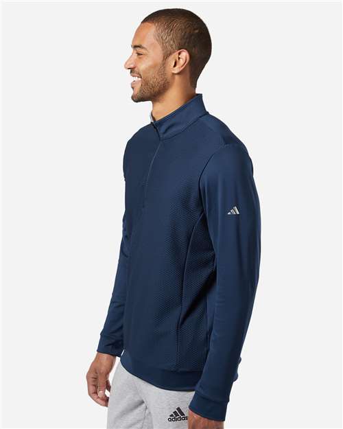 Adidas A295 Collegiate Navy — on model side