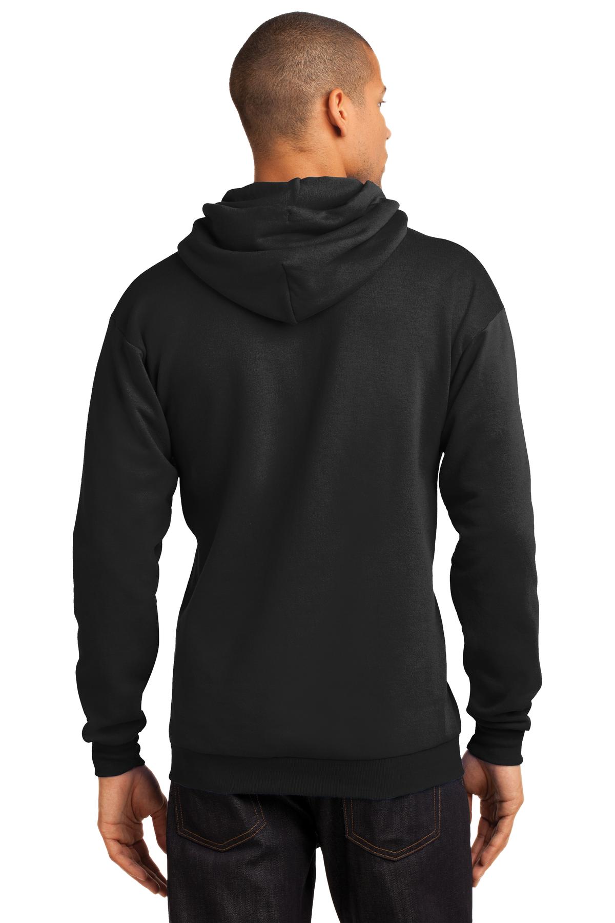 Unisex Core Fleece Pullover Hoodie - Jet Black