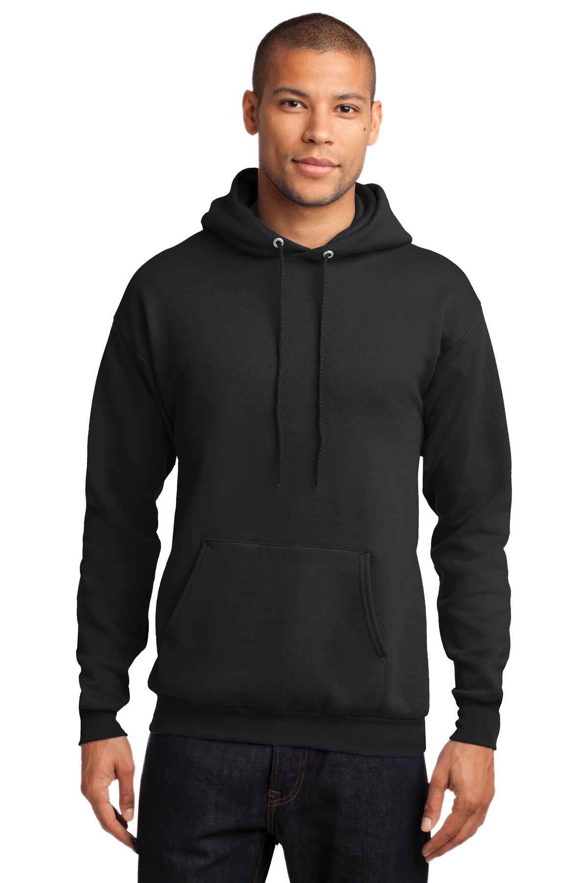 Unisex Core Fleece Pullover Hoodie - Jet Black
