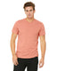 Bella + Canvas 3001CVC - Unisex Heather CVC T-Shirt - Heather Sunset