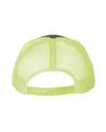 YP Classics 6606 Charcoal/ Neon Green — back