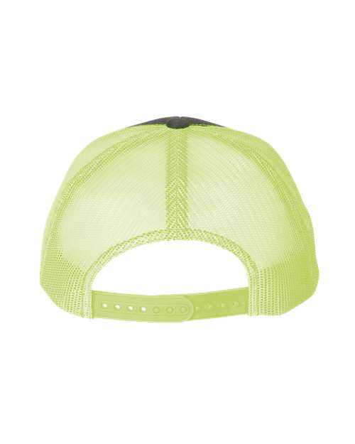 YP Classics 6606 Charcoal/ Neon Green — back