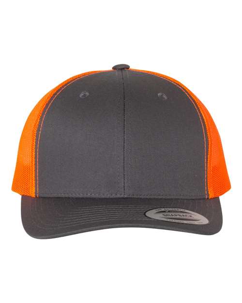 YP Classics 6606 Charcoal/ Neon Orange — front