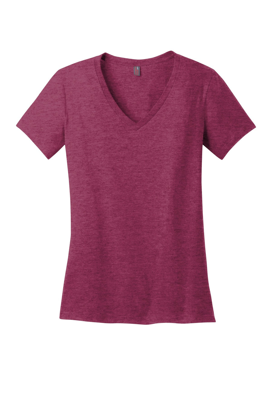Women's Perfect Weight V-Neck Tee - Heather Loganberry