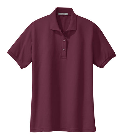 Women's Silk Touch Polo - Burgundy