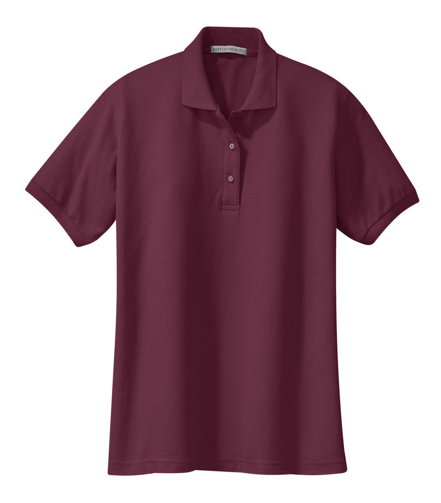 Women's Silk Touch Polo - Burgundy