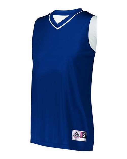 Augusta Sportswear 154 Navy/ White — side