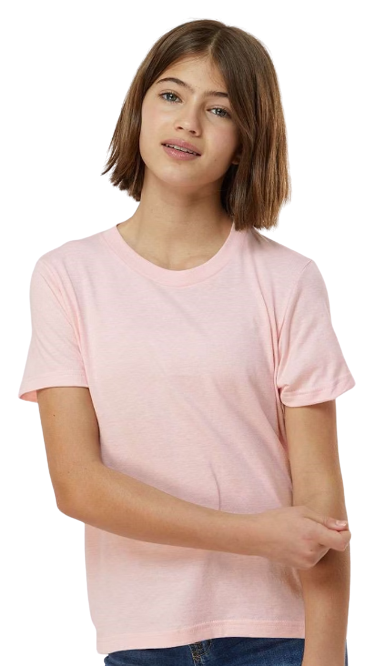 Youth Fine Jersey T-Shirt - Pink