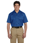 Unisex Short-Sleeve Work Shirt - Royal Blue