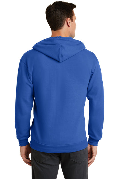 Unisex Core Fleece Full-Zip Hoodie - Royal