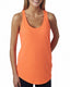 Next Level 6933 - Women's French Terry Racerback Tank - Neon Heather Orange