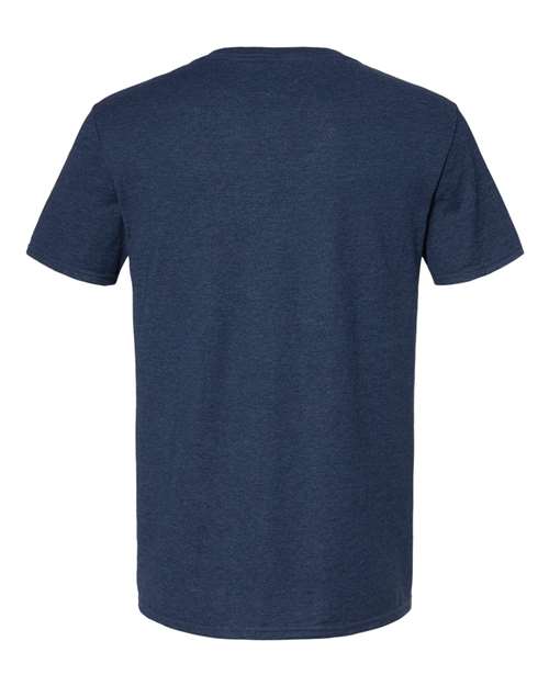 JERZEES 560MR Indigo Heather — back