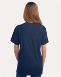JERZEES 560MR Indigo Heather — on model back