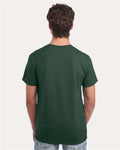 JERZEES 560MR Forest Green Heather — on model back