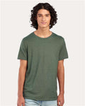 JERZEES 560MR Military Green Heather — on model front