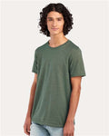 JERZEES 560MR Military Green Heather — on model side