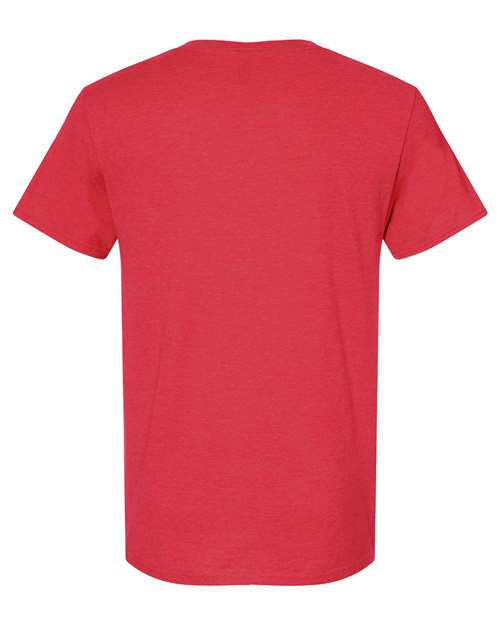JERZEES 560MR Fiery Red Heather — back