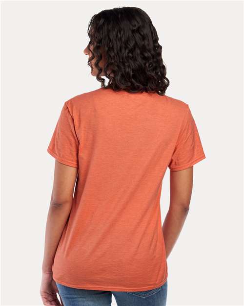 JERZEES 560MR Vintage Heather Orange — on model back