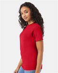 Hanes 5280 Athletic Red — on model side