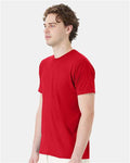 Hanes 4980 Athletic Red — on model side