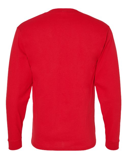 Hanes 5286 Athletic Red — back