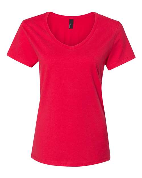 Hanes S04V Athletic Red — front