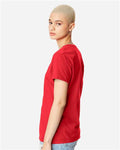 Hanes SL04 Athletic Red — on model side