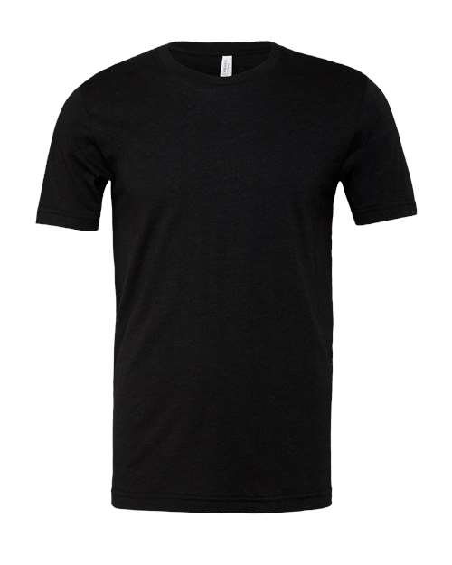 BELLA + CANVAS 3001CVC Black Heather — front