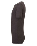 BELLA + CANVAS 3001CVC Dark Grey Heather — direct side
