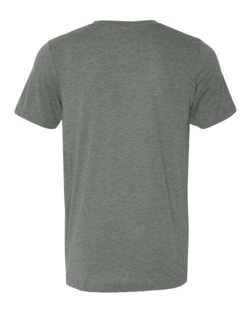 BELLA + CANVAS 3001CVC Deep Heather — back