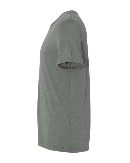 BELLA + CANVAS 3001CVC Deep Heather — direct side