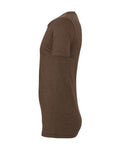 BELLA + CANVAS 3001CVC Heather Brown — direct side