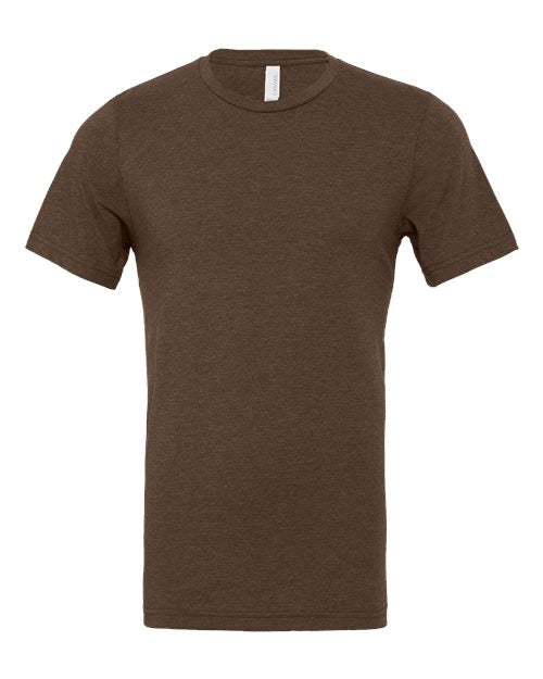 BELLA + CANVAS 3001CVC Heather Brown — front