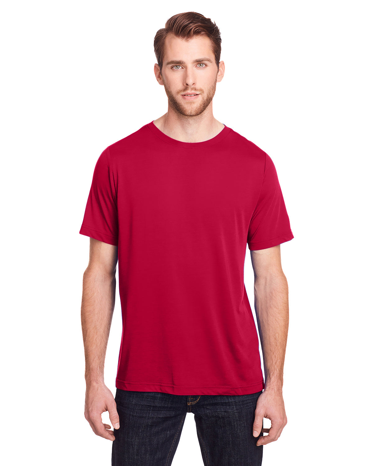 Unisex Fusion ChromaSoft™ Performance T-Shirt - Classic Red