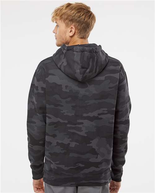 Independent Trading Co. IND4000 Black Camo — on model back
