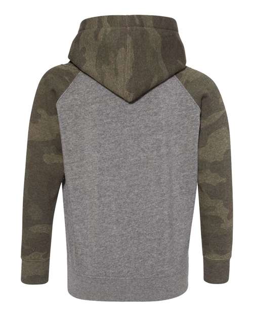 Independent Trading Co. PRM10TSB Nickel Heather/ Forest Camo — back