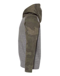 Independent Trading Co. PRM10TSB Nickel Heather/ Forest Camo — direct side