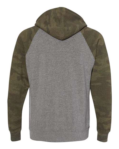 Independent Trading Co. PRM33SBP Nickel Heather/ Forest Camo — back