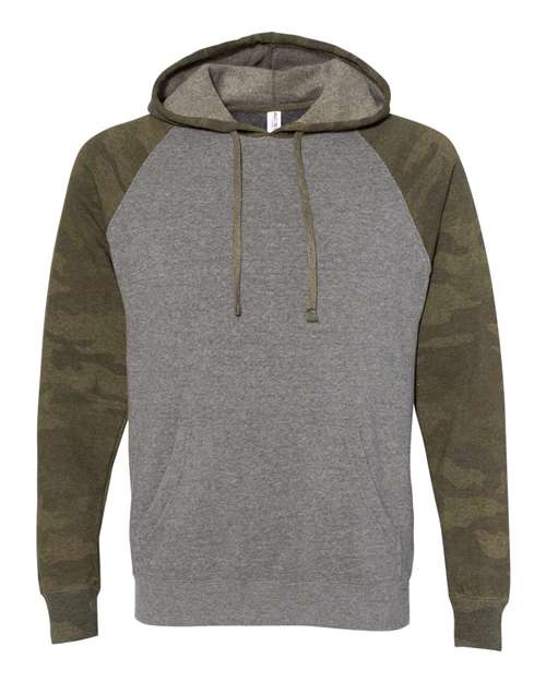 Independent Trading Co. PRM33SBP Nickel Heather/ Forest Camo — front