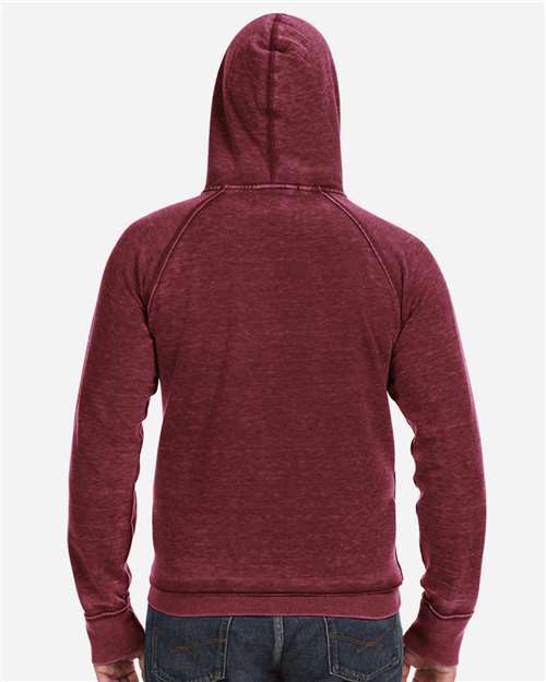 J. America 8915 Twisted Bordeaux — on model back